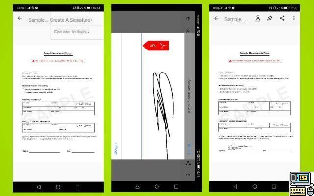 Cómo escribir en un documento PDF (teléfono inteligente y tableta Android)