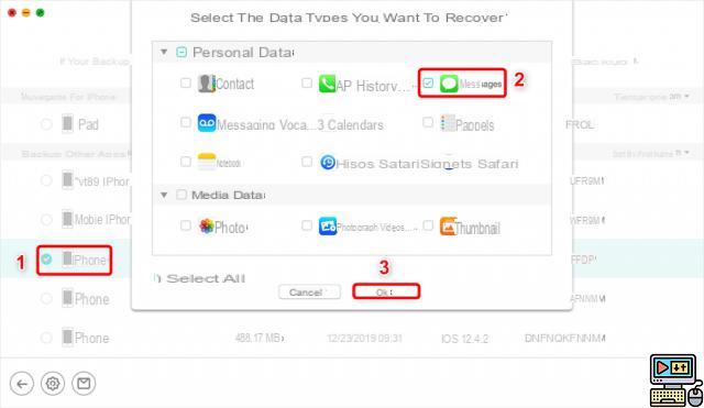 iPhone: how to recover deleted messages?