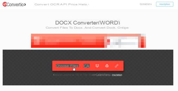 Open a file in docx, xlsx or pptx format