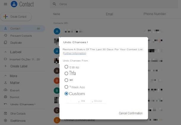 Cómo encontrar contactos en Gmail
