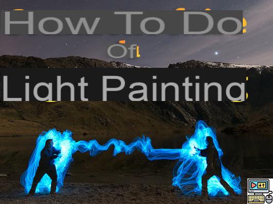 Learn the technique of light painting