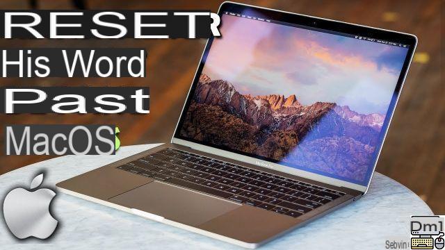 macOS: How to reset the password