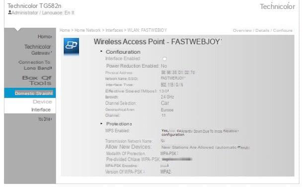 Cómo encontrar SSID Fastweb