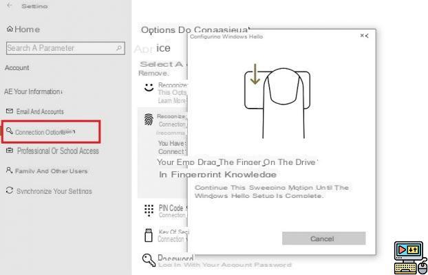 Windows 10: cómo configurar un sensor de huellas digitales