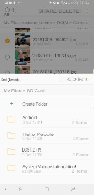 Cómo copiar o mover archivos y aplicaciones a la tarjeta SD en Android