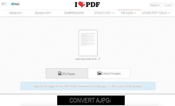 How to convert PDF to JPG for free