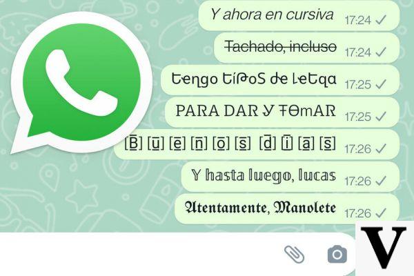 Cambia el tipo de letra en WhatsApp fácilmente con estos trucos