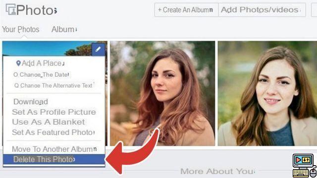 ¿Cómo borrar una foto en Facebook?