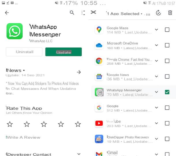 Cómo actualizar WhatsApp
