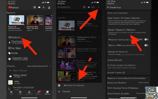 Cómo eliminar el historial de YouTube