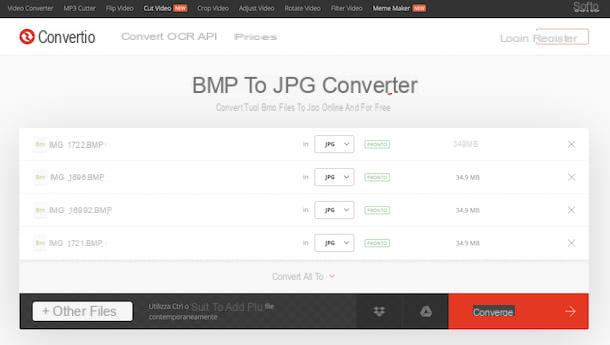 Cómo convertir archivos BMP a JPG