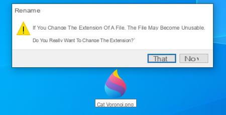 File extension: how to change it without making a mistake