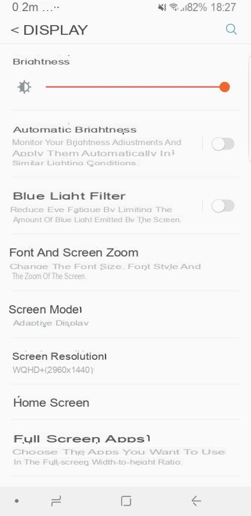 Galaxy S9: how to increase the definition of the screen