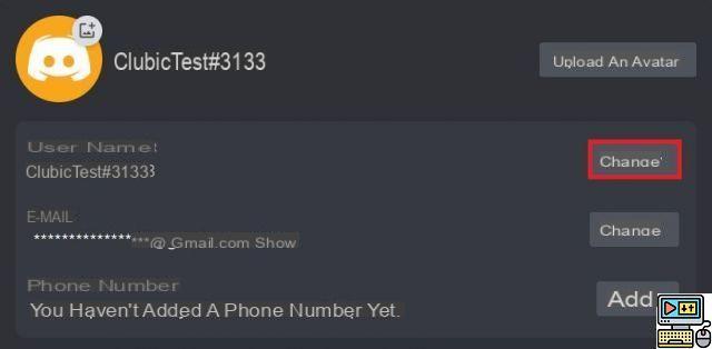 How do I change my username on Discord?