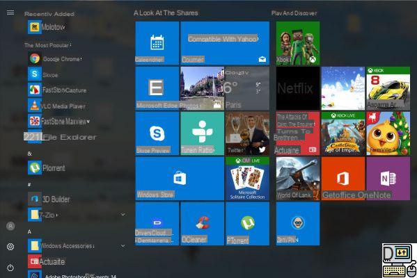 Windows 10: how to remove ads from the start menu